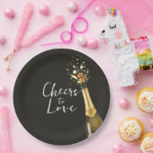 Elegant Champagne Wedding Pappteller (Party)