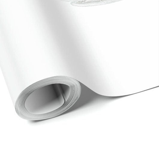 Elegant Champagne Wedding Roll Geschenkpapier (Rolleneckpunkt)