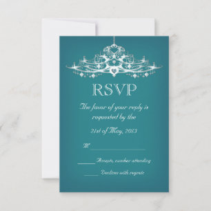 Elegant Chandelier Wedding RSVP