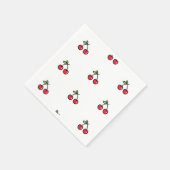 🍒 Elegant & Charming Cherry Napkins 🍒 Serviette (Ecke)