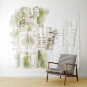 Elegant Chateau French Romance Bridal Shower Wandteppich (Beispiel (Horizontal))