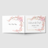 Elegant Cherry Blossom Gästebuch (Voll)