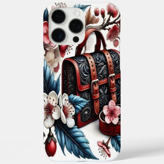 Elegant Cherry Blossom Kreation Case-Mate iPhone Hülle (Rückseite)