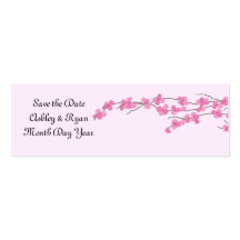 Elegant Cherry Blossom Save the Date