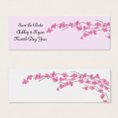 Elegant Cherry Blossom Save the Date (Vorne & Hinten)