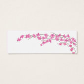 Elegant Cherry Blossom Save the Date (Rückseite)