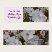 Elegant Cherry Blossom Save the Date (Vorne & Hinten)