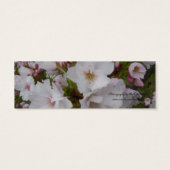 Elegant Cherry Blossom Save the Date (Rückseite)