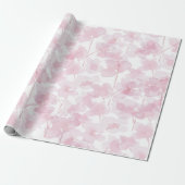 Elegant Cherry Blossom Wasserfarbe Handgemalt Geschenkpapier (Ungerollt)