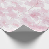 Elegant Cherry Blossom Wasserfarbe Handgemalt Geschenkpapier (Ecke)