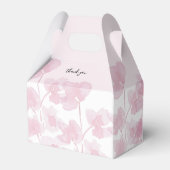 Elegant Cherry Blossom Wasserfarbe Handgemalt Geschenkschachtel (Rückseite)