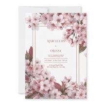 Elegant Cherry Blossom Wedding