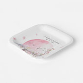 Elegant Cherry Blossom Wedding Pappteller (Gewinkelt)