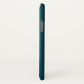 Elegant Chic Blue Aquamarin Case-Mate iPhone Hülle (Hinten/Rechts)