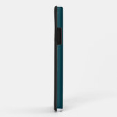 Elegant Chic Blue Aquamarin Case-Mate iPhone Hülle (Hinten/Rechts)