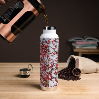 Elegant Chic Blume Blossom Trinkflasche