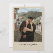 Elegant & Chic Boho Fall Wildblume Hochzeit Einladung (Rückseite)