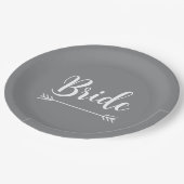 elegant chic BRIDE | Pappteller (Schrägansicht)