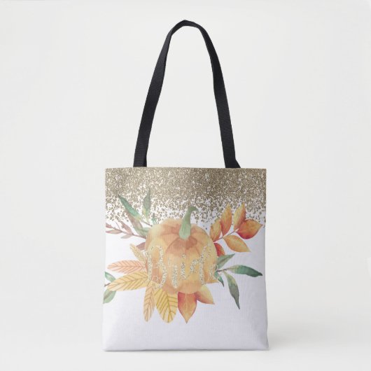 Elegant Chic Bride, Pumpkin Tasche (Vorderseite)