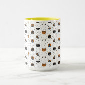 Elegant Chic Cat Patterns Tasse (Zentrum)