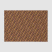 Elegant Chic Copper Brown Festival Seidenpapier (Vorderseite)