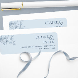 Elegant Chic Dusty Blue Wedding