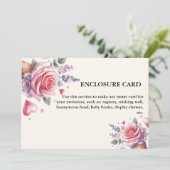 Elegant & Chic Eis, das ihr aufgekocht wurde Einladung (Stehend Vorderseite)