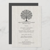 Elegant Chic Family Wiedersehen Einladung (Vorne/Hinten)