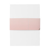 Elegant Chic Floral Einladungsbanderole (Rückseitenbeispiel)