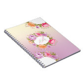 Elegant, Chic, floral-Personalisiert Notizblock (Rechte Seite)