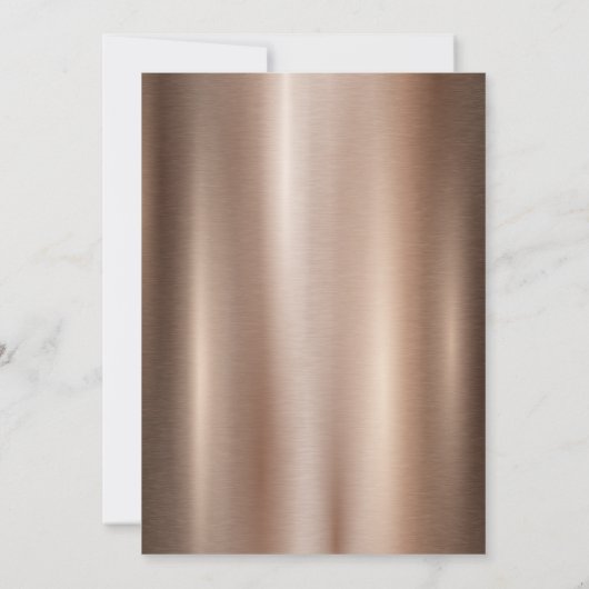 Elegant Chic Gold Frame Diamonds Graduation Einladung (Rückseite)