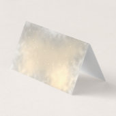 Elegant Chic Gold Hearts, Glittery Dankeschön Kart Visitenkarten (Rückseite)