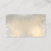 Elegant Chic Gold Hearts Wedding Registry Begleitkarte (Rückseite)