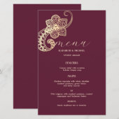 Elegant Chic Gold Paisley (Vorne/Hinten)