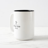 Elegant Chic Golf Two-Tone Coffee Mug gift 2026  Zweifarbige Tasse (Vorderseite Links)