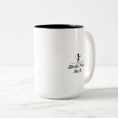 Elegant Chic Golf Two-Tone Coffee Mug gift 2026  Zweifarbige Tasse (VorderseiteRechts)