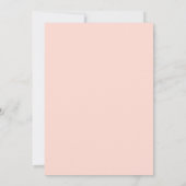 Elegant Chic Hochzeit speichern Sie das Datum Einl Save The Date (Rückseite)