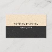 Elegant Chic Keramik Pottery Visitenkarte (Vorderseite)