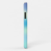 Elegant Chic Lotus Blue Holographic Case-Mate iPhone Hülle (Hinten/Rechts)