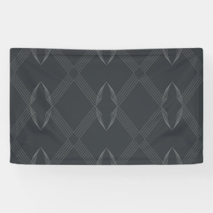 Elegant, chic, luxuriös, einfaches Linienmuster Banner