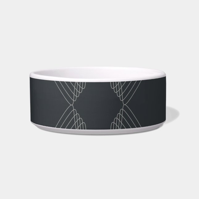 Elegant, chic, luxurious, simple line pattern napf (Vorderseite)