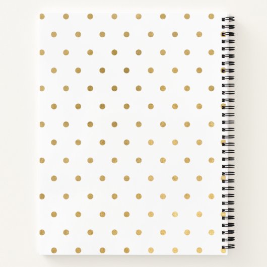 Elegant Chic Notizblock (Rückseite)