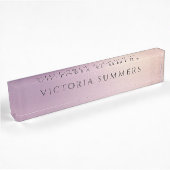 Elegant Chic Ombre Namensplakette