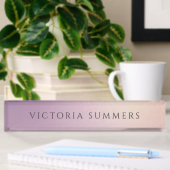 Elegant Chic Ombre Namensplakette