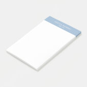 Elegant Chic Pastel Personalisiert Post-it Klebezettel (angewinkelt)