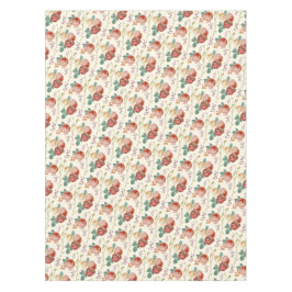 Elegant Chic Pink Roses Floral auf Beige Tischdecke