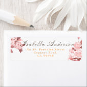 Elegant Chic Rose Wedding White Address (Insitu)