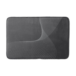 Elegant, chic, simple, modern graphic pattern art badematte