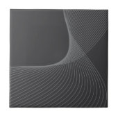 Elegant, chic, simple, modern graphic pattern art fliese (Vorderseite)