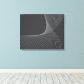 Elegant, chic, simple, modern graphic pattern art leinwanddruck (Insitu (Holzboden))